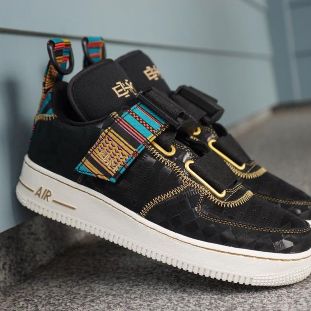 NEW - NIKE AIR FORCE 1 UTILITY BHM QS - US MEN'S SIZE 6.5 - [BV7783-001]